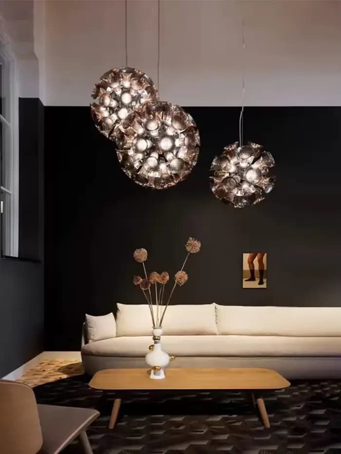 Lampe à craie design Table à manger de luxe lampe suspendue pour salon chambre hôtel projet décor LED maison Suspension Luminaire
