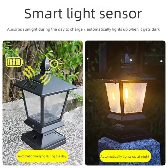 Lampe de cour à énergie solaire, lumière extérieure étanche en forme de maison pour jardin, mur, pelouse, allée, patio, décoration de la maison