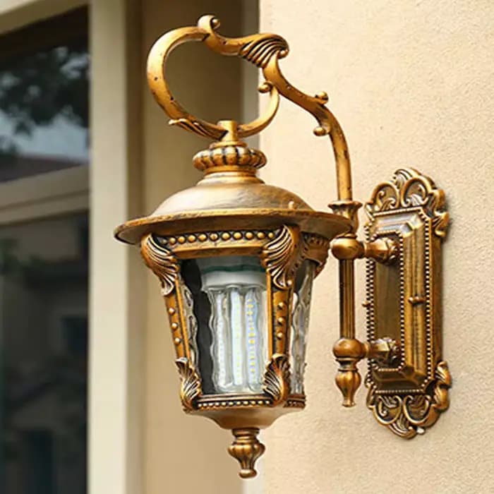 Lampe murale extérieure LED étanche pour couloir, cour, balcon, style européen, villa, éclairage d'entrée extérieur
