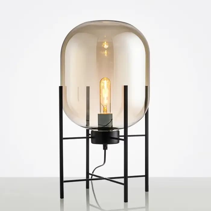 Lampe de Table nordique postmoderne E27 lampes de Table en verre pour salon chambre étude bureau décoration lumières maison nuit lampe de chevet