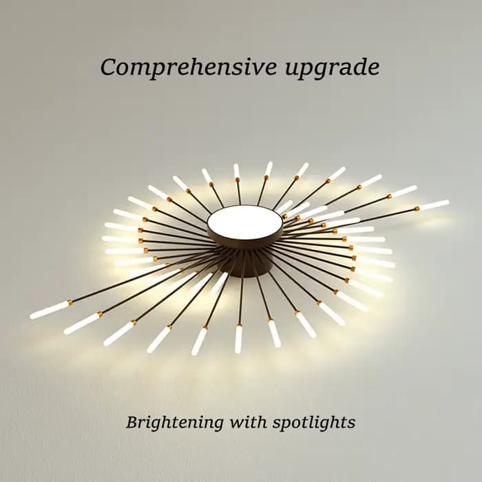 Plafonnier LED design moderne, luminaire décoratif d'intérieur, idéal pour un salon, une salle à manger ou une chambre à coucher, luminaires artistiques créatifs en spirale