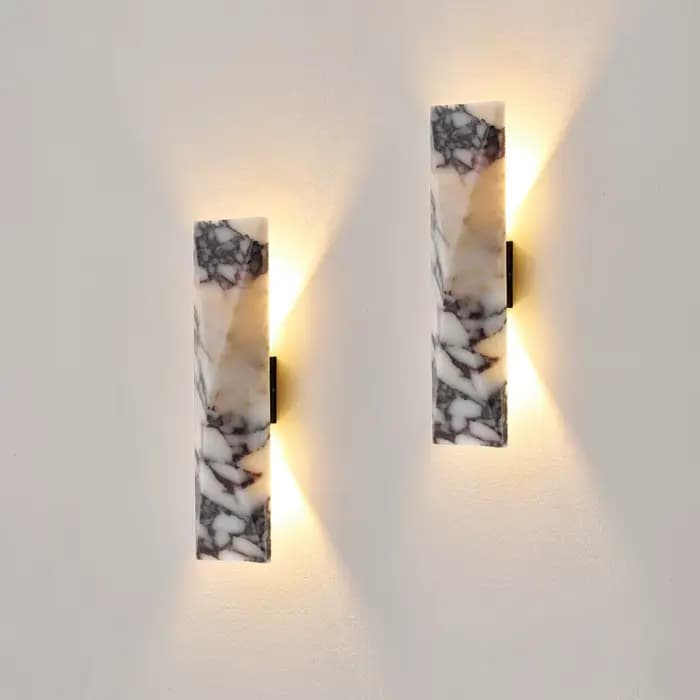 Applique murale LED extérieure en pierre, moderne, pour villa, porche, jardin, cour, éclairage mural extérieur, étanche, pour porte de garage