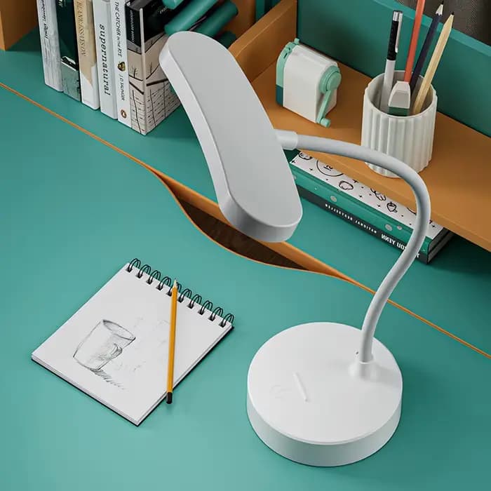 Lampe de lecture LED veilleuse Rechargeable 3 niveaux lumière de gradation pour la lecture étude chambre éclairage