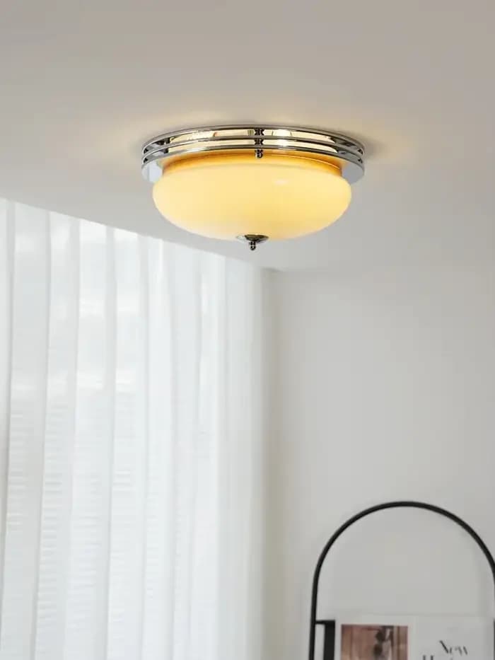 Lampes de plafond en verre Bauhaus style moderne français pour balcon chambre salon et autres pièces d'intérieur