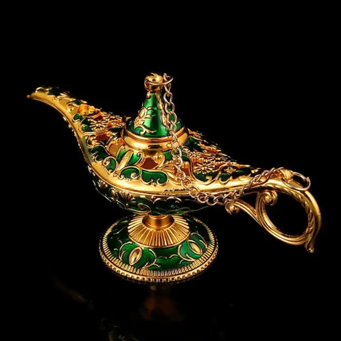 Aladdin lampe bureau artisanat ornement salon salle d'étude chambre décoration cadeau de vacances