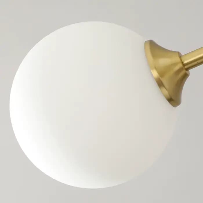 Lustre en cuivre doré avec boule de verre, lustre pour salle à manger, lustre pour îlot de cuisine, éclairage intérieur domestique, noir