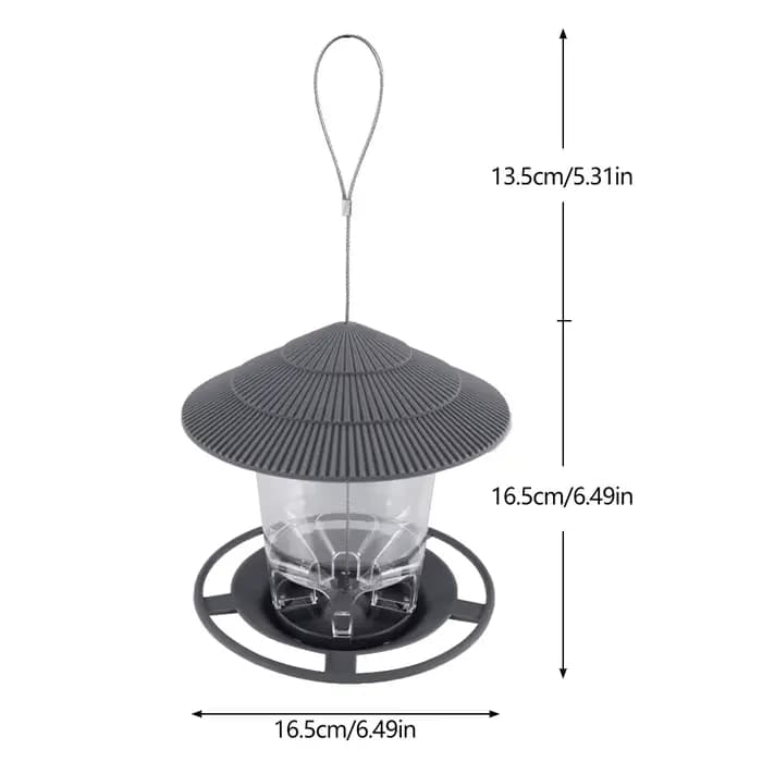 Gazebo de jardin suspendu, mangeoire pour oiseaux sauvages, conteneur extérieur avec corde suspendue, maison d'alimentation pour animaux de compagnie, Type mangeoire pour oiseaux, nouvelle livraison d