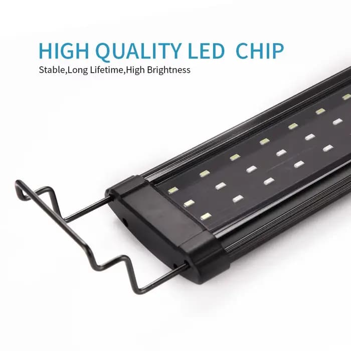 Lampe d'aquarium en alliage d'aluminium pour plantes, support de réservoir de poisson, lumières à Clip sur Aquarium