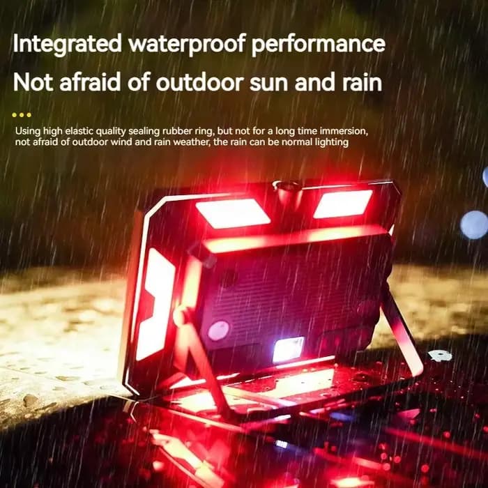 LED Camping tente lumière projecteur Rechargeable haute puissance éclairage de secours extérieur étanche Portable lampes de nuit suspendues