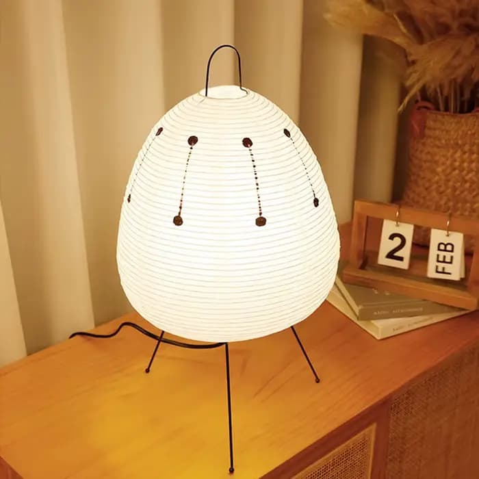 LED lampe de Table moderne minimaliste main berceau Xuan papier pour salon étude chambre hôtel intérieur Art créatif décor Luminaire