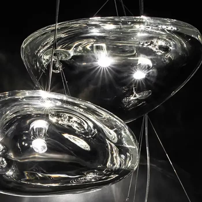 Plafonnier LED Suspendu au Design poumons Moderne, Luminaire Décoratif de Plafond, Idéal pour un Salon, une Salle à Manger, une Chambre à Coucher ou un Bar