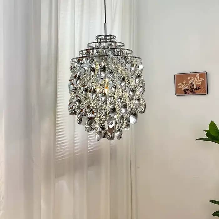 Lustre en spirale nordique pour salon, salle à manger, chambre à coucher, lampe suspendue pour restaurant, bar, éclairage domestique, luminaire suspendu