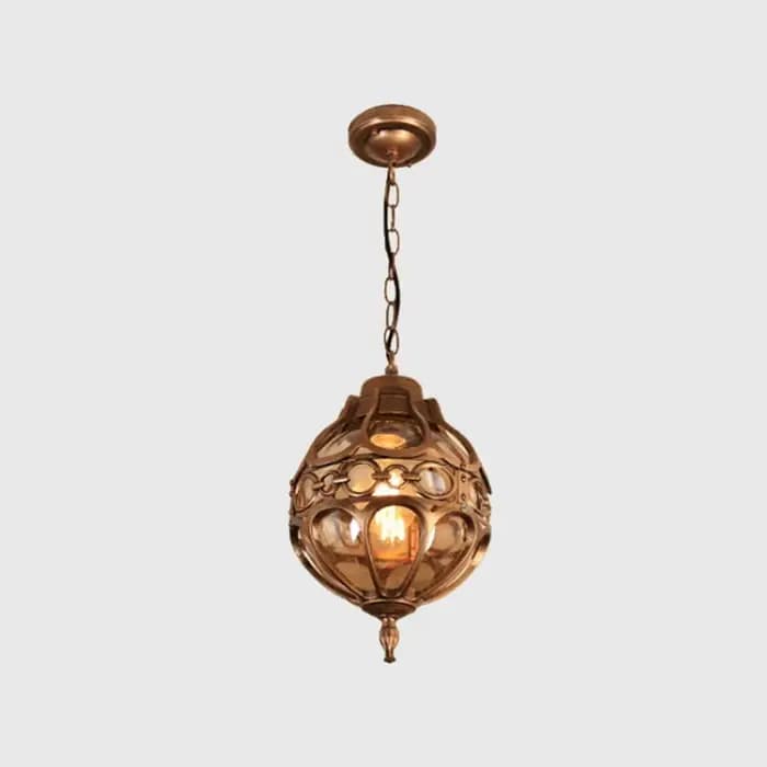 Lampes suspendues imperméables extérieures européennes rétro balcon couloir allée cadre de raisin lustres Loft Restaurant lampes luminaire