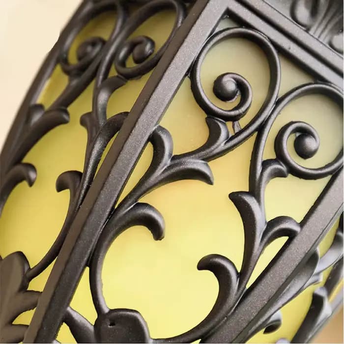 Balcon, couloir extérieur, mur, jardin de style européen, villa, cour, applique d'entrée extérieure, applique murale LED
