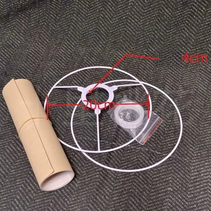 Kit universel de couverture d'abat-jour en tissu auto-adhésif, bricolage, avec ruban adhésif Double face pour pendentif rond, Table, cadres de plafonnier