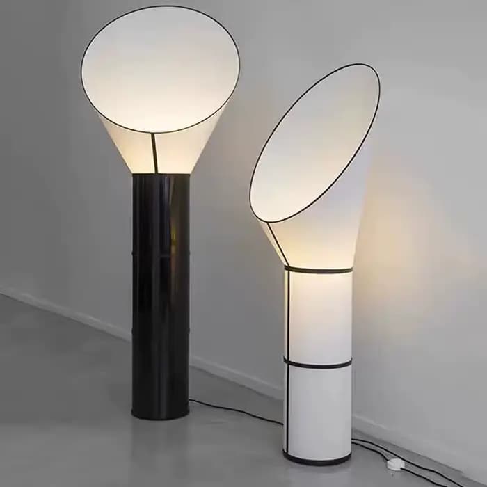 Lampadaire d'angle LED moderne, lampe sur pied en corne créative, salon, salon, hôtel, magasin, décor de canapé, designer