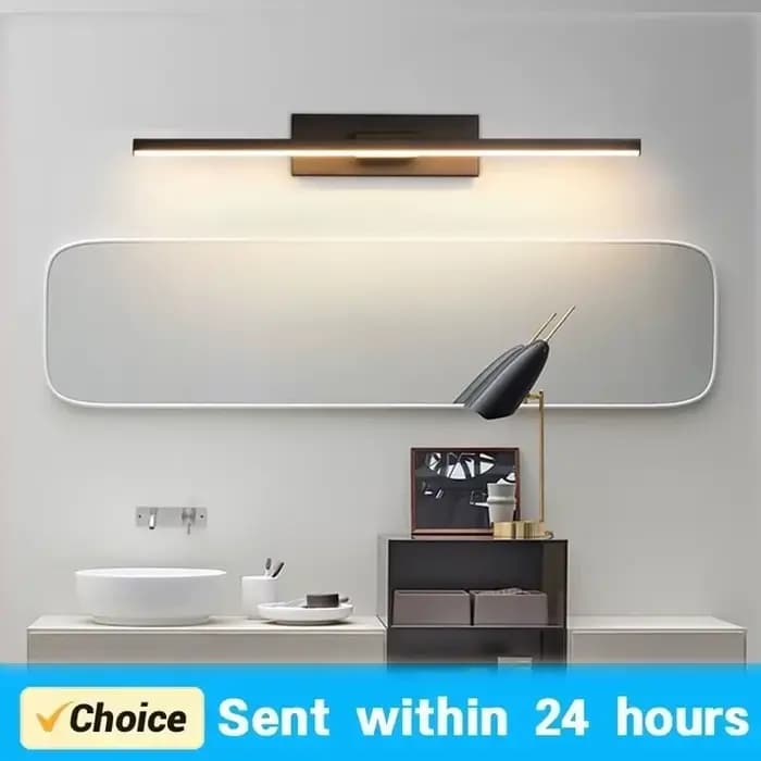 DINDALLED LED salle de bain miroir lumière, applique murale moderne pour vanité chambre, aluminium décoration de la maison ligne luminaire
