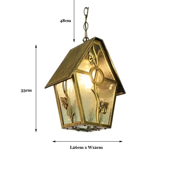 Lustre d'extérieur étanche, suspension pour cour, balcon, couloir, allée, pavillon, terrasse, jardin, villa