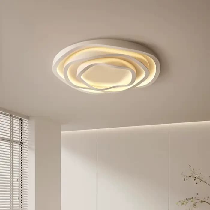 Plafonnier LED rond moderne salon chambre cuisine Table à manger minimaliste décoration de la maison Lustre suspension luminaire