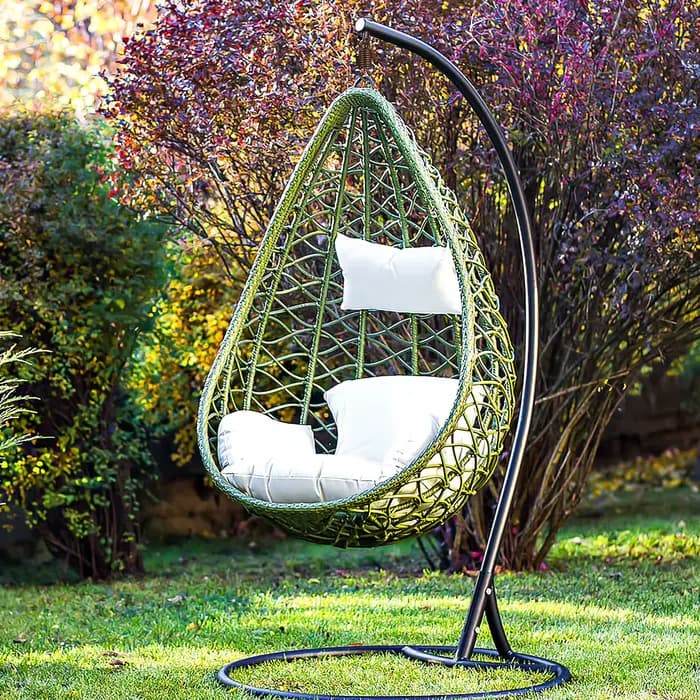 Le système de suspension de hamac haut de gamme comprend des crochets à ressort robustes, des cintres de montage au plafond pour une chaise pivotante, un Patio extérieur et une cour