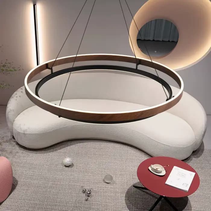 Luminaire suspendu de style italien, lampe de plafond moderne minimaliste pour la salle à manger et la décoration de bureau
