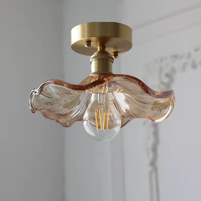 Annie LePG Plafonniers Nordic LED, Lampe de restaurant simple, Lumière de porche, Abat-jour en verre, Foyer, délégations, Couloir