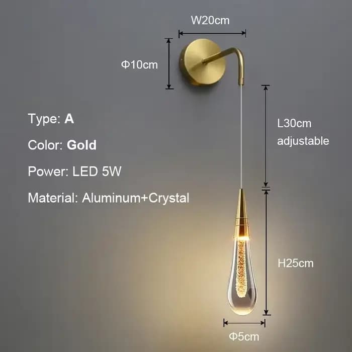 Applique Murale LED en Clip au Design Post-Moderne, Luminaire Décoratif d'Nik, Idéal pour un Restaurant, une Chambre à Coucher, un Couloir ou un oral et