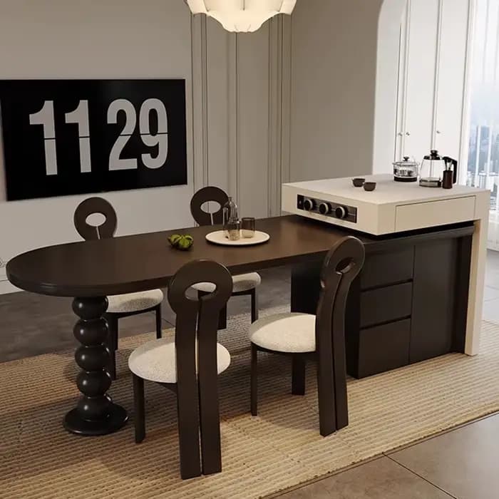 Îlot de Cuisine élégant de luxe, classique, Unique, esthétique, Design d'îlot de Cuisine Premium, Meuble de Cuisine exquis