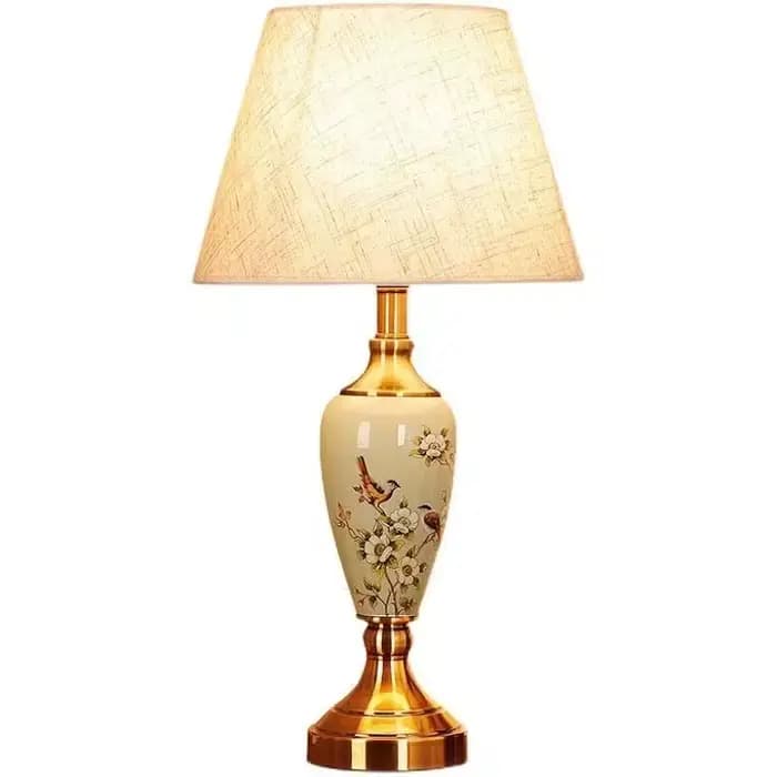 Lampe de Table en céramique de style français-moderne américain créatif minimaliste salon étude lampe de Table chambre lampe de