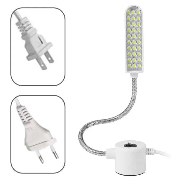 Lumière Led industrielle 1w 2w 3w lampe de travail Portable Led lampe de travail Flexible Base adsorbée Machine à coudre travail Flexible magnétique