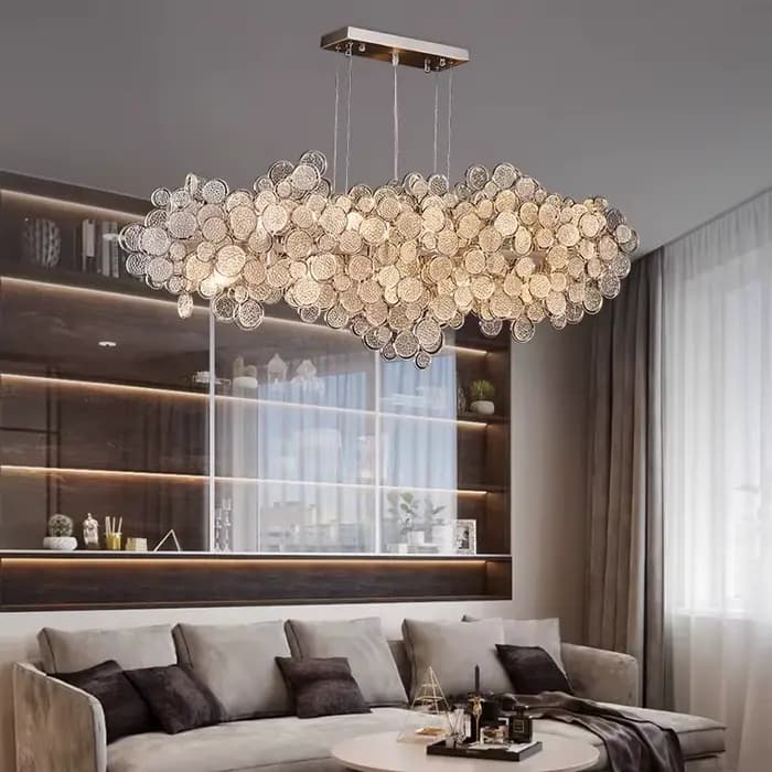 Lustre de Plafond Luxe Léger 2026 – Suspension Moderne Designer pour Villa, Salon, Salle à Manger – Luminaire Décoratif pour la Maison