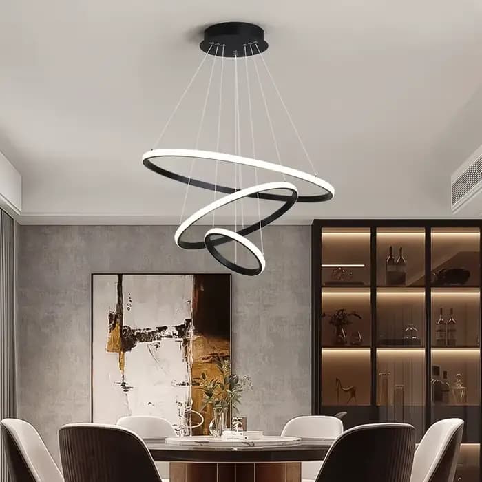 Lampe de salle à manger personnalité lustre Restaurant suspension lampe nordique moderne Simple salle à manger hôtel Art barre lampe AC220V