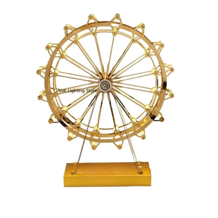 Lampe LED créative de luxe pour salon, éclairage d'intérieur lumineux rotatif, lampe de décoration, Version avancée