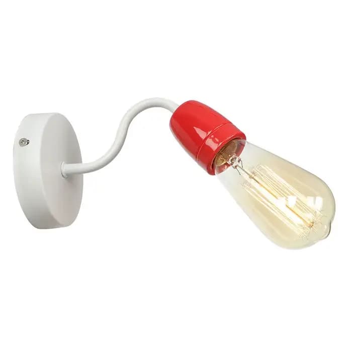 IWHD coloré en céramique mur LED lampe Loft salon chambre lampe de chevet salle de bain miroirs nordique minimalisme applique murale