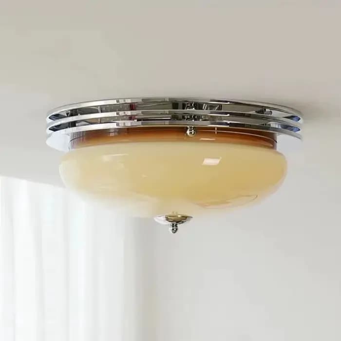 Lampes de plafond en verre Bauhaus style moderne français pour balcon chambre salon et autres pièces d'intérieur