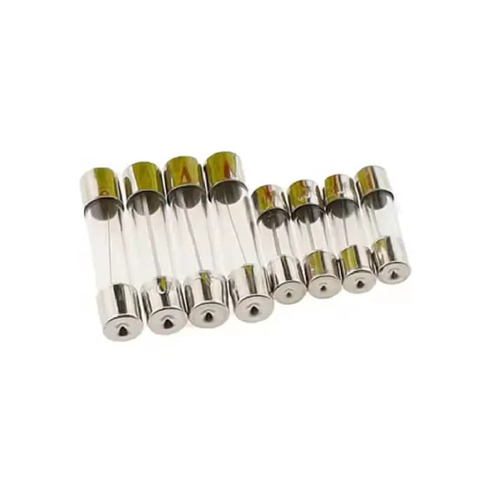 Fusible en verre 250V 0,1a 0,2a 0,5a 1A 2A 3A 4A 5A 6A 7A 8A 10A 12A 15A 20A 30A Soufflage rapide 5x20mm 6x30mm