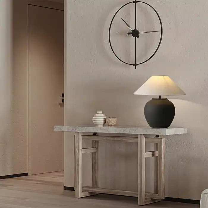 Lampe de Table japonaise Style wabi-sabi, décoration de chambre en céramique, Simple rétro, chambre à coucher, chevet, canapé, table basse, lumière décorative