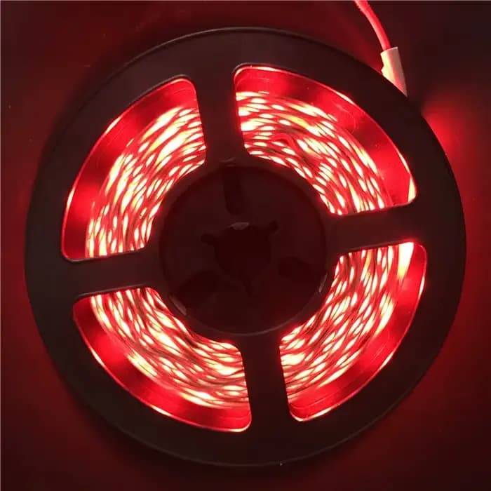 Bande lumineuse LED 12V 5M 300 LED SMD 3528, bande à diodes RGB et couleurs uniques, ruban LED de haute qualité, lumières flexibles de décoration pour la maison