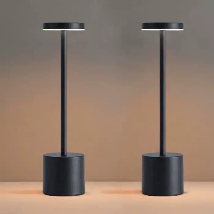 Lampes de Table tactiles LED sans fil portables lampe de bureau Rechargeable 3 couleurs réglable chevet lumière ambiante créative pour la décoration de la pièce
