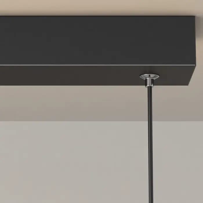 Lustre moderne Table à manger suspension lampe éclairage à la maison salon décoration barre linéaire ondulé lampe minimaliste salle à manger