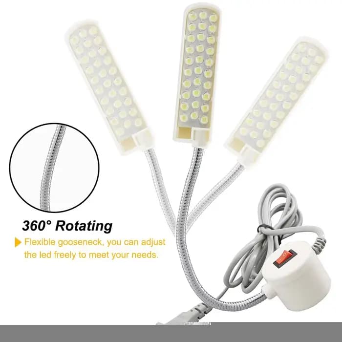Éclairage industriel Machine à coudre lumières 30LED s lampe de travail Flexible multifonctionnelle lumière de couture magnétique pour perceuse presse tour