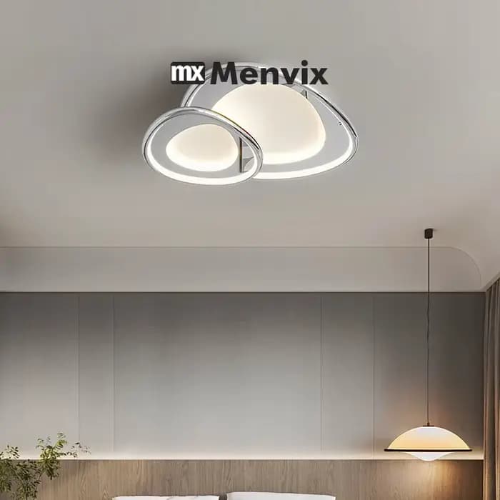 Menvix salon lampe LED Lustres éclairage intérieur luminaire cuisine Lustre lampes blanc Chrome lampe luminaire décor à la maison