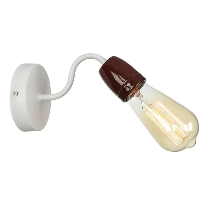 IWHD coloré en céramique mur LED lampe Loft salon chambre lampe de chevet salle de bain miroirs nordique minimalisme applique murale