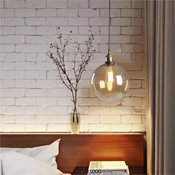 Lampe suspendue en verre de Style rétro nordique, luminaire décoratif d'intérieur, idéal pour un Restaurant, un Bar ou une personnalité commerciale, un salon ou une cuisine