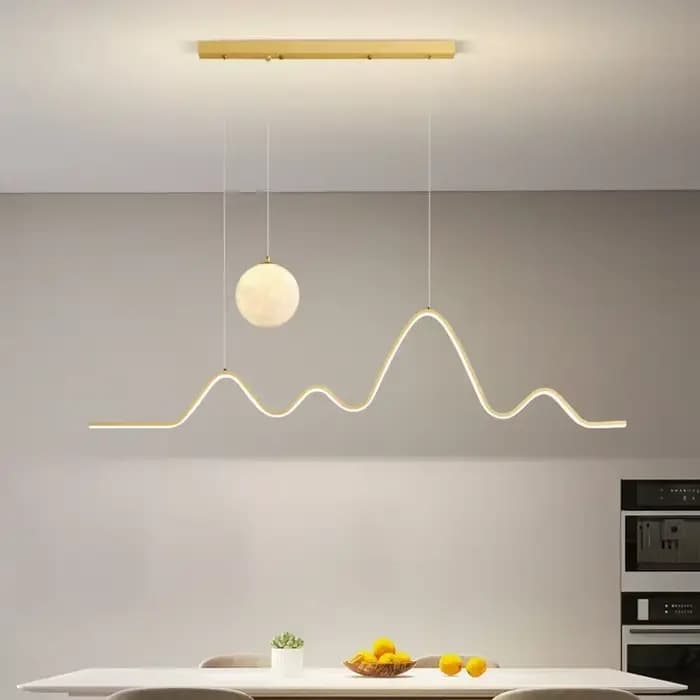 Lustre design moderne, luminaire suspendu simple pour table à manger, salle à manger, cuisine, bar, éclairage intérieur, décoration de la maison, lampe suspendue