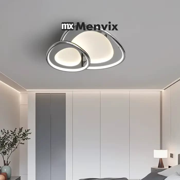 Menvix salon lampe LED Lustres éclairage intérieur luminaire cuisine Lustre lampes blanc Chrome lampe luminaire décor à la maison