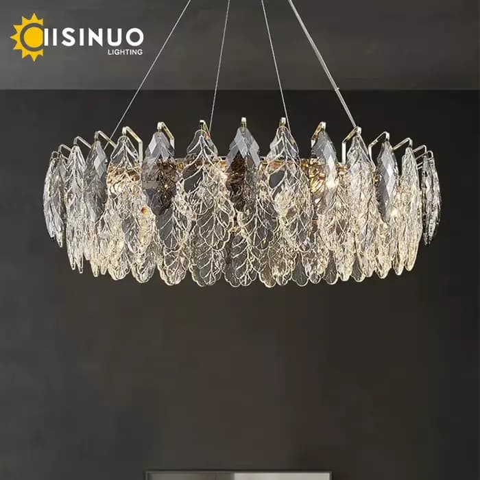 Plafonnier led rond gris fumé design moderne luxe luminaire decoratif intérieur ideal salon chambre a coucher occassions speciales