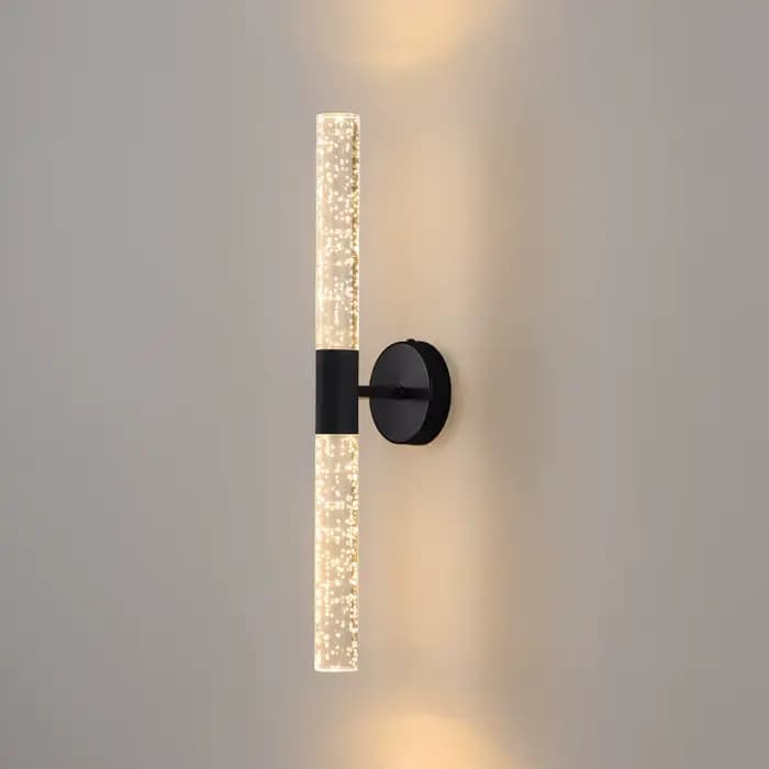 Incentré-Applique Murale LED à Double Tête Moderne, Bulle de Clip, Lumières de Fond, Chambre à Coucher, Salon, Couloir