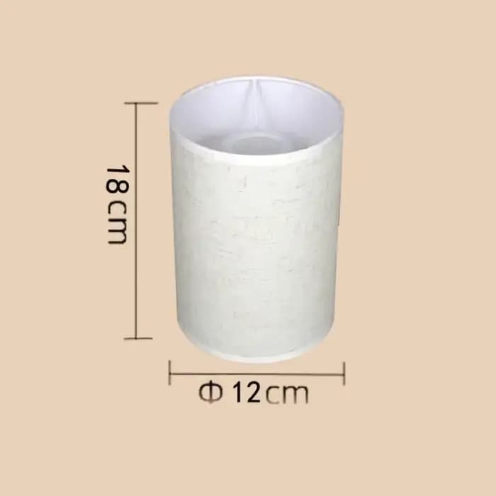 Abat-jour en lin à Tube droit pour lampes de Table, couvre-lampe en tissu doux et léger, accessoires de lampes suspendues de chevet d'hôtel