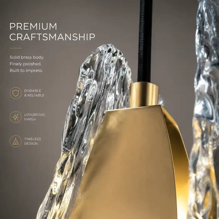 Lampe suspendue de luxe en verre bleu cuivre, luminaire moderne pour chambre à coucher, lampe suspendue de chevet, lustre LED G9 pour tête de lit, décoration intérieure